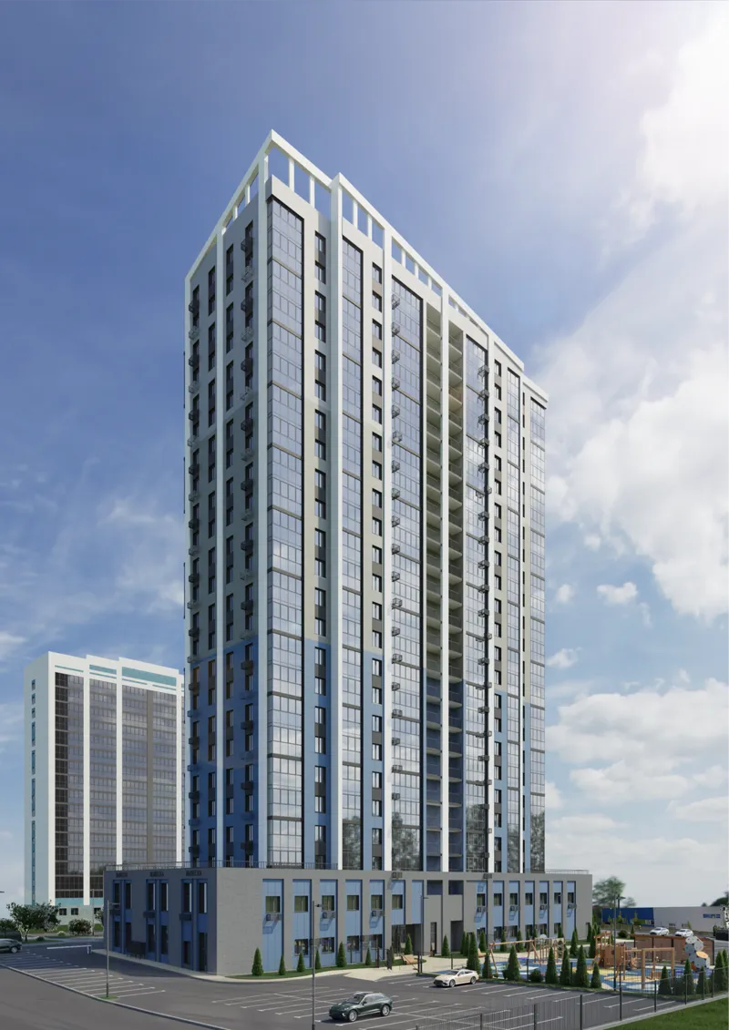 Вид на жилой комплекс Академик Королёв с разных ракурсов